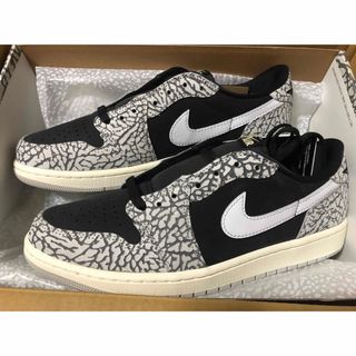 ジョーダン(Jordan Brand（NIKE）)のAIR JORDAN 1 RETRO LOW OG（cement）(スニーカー)