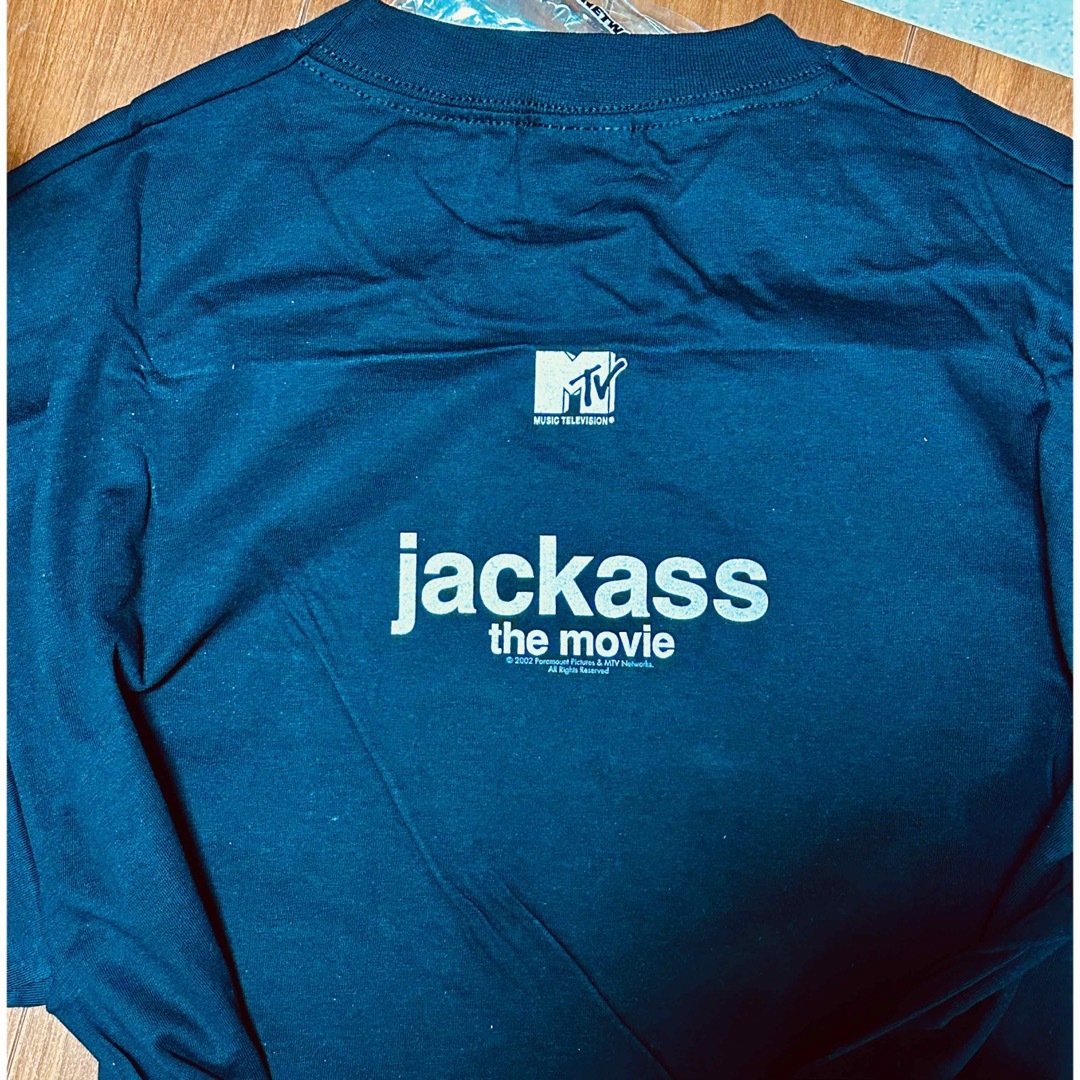 jackass(ジャッカス)のjackass(ジャッカス) DVDセット&Tシャツ エンタメ/ホビーのDVD/ブルーレイ(お笑い/バラエティ)の商品写真