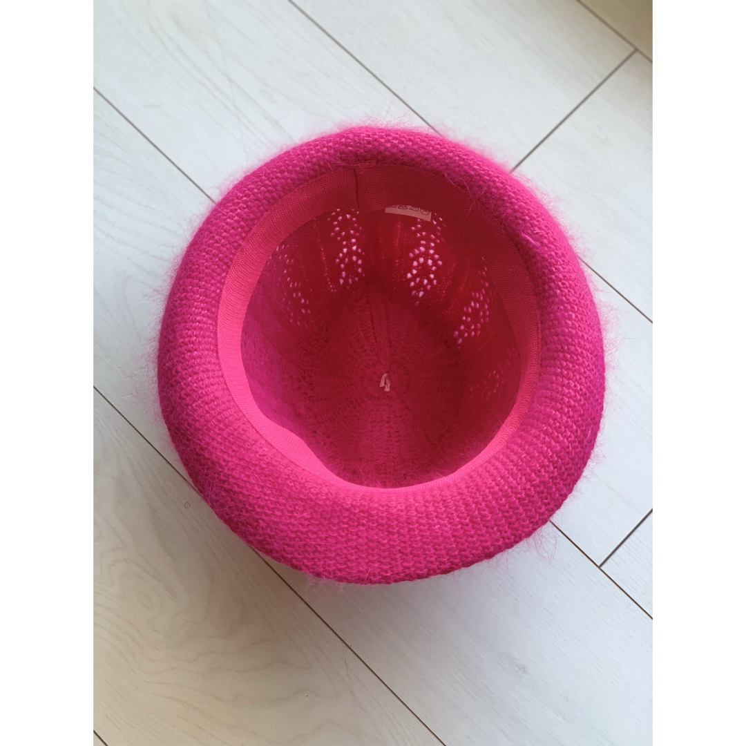 ピンク帽子ニットハットpink hat レディースの帽子(ハット)の商品写真