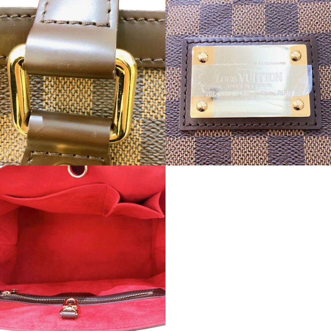 約30cm高さルイ・ヴィトン LOUIS VUITTON ハムステッドPM N51205 ブラウン　ゴールド金具 ダミエ レディース トートバッグ