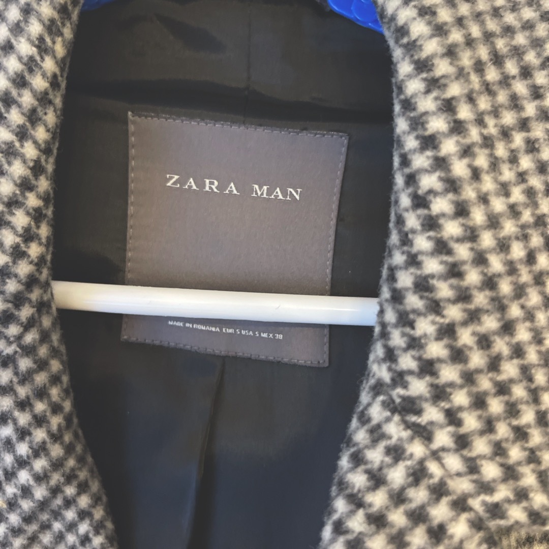 ZARA(ザラ)のZARAの千鳥柄コート【美品】【キャンペーン中】 レディースのジャケット/アウター(ロングコート)の商品写真