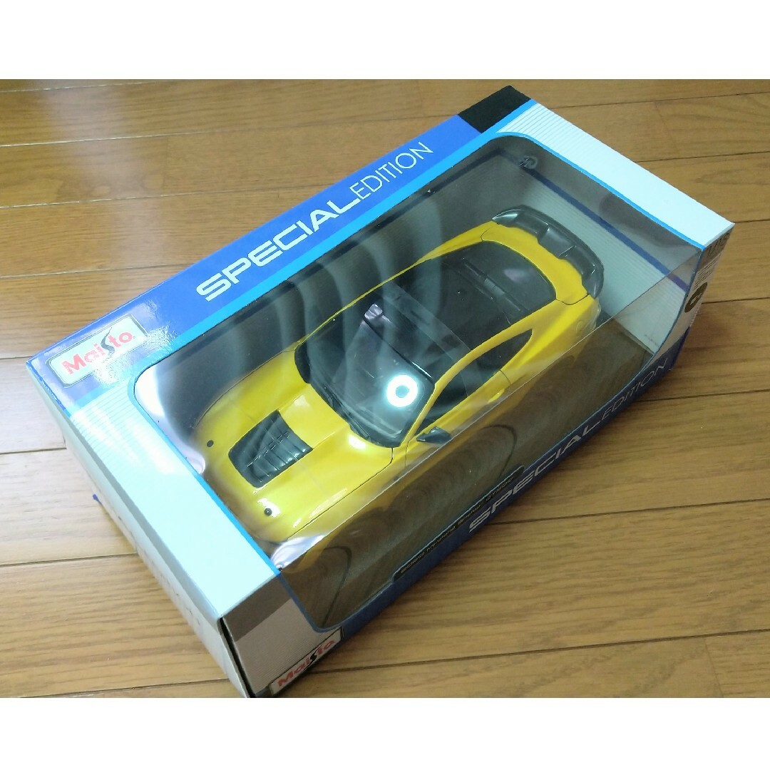 マイスト 1/18 マスタング シェルビー GT500 2020 イエロー 新品 エンタメ/ホビーのおもちゃ/ぬいぐるみ(ミニカー)の商品写真