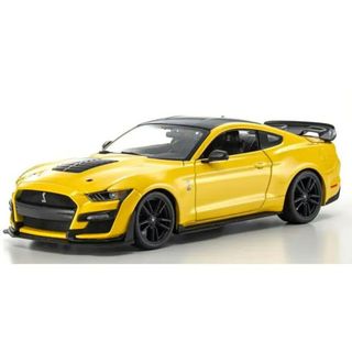 マイスト 1/18 マスタング シェルビー GT500 2020 イエロー 新品(ミニカー)