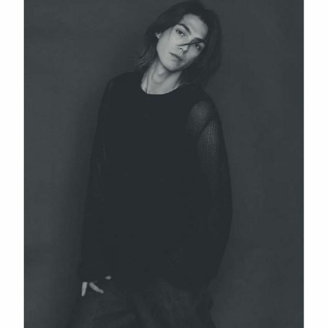 美品23SS OUR LEGACY メッシュ ニット Tシャツ 黒1227N△の通販 美品23SS OUR LEGACY メッシュ ニット Tシャツ 黒1227N△の通販
