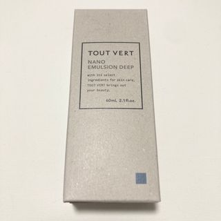 トゥヴェール(TOUT VERT)の【新品未開封】トゥヴェール ナノエマルジョン ディープ 60mL(乳液/ミルク)