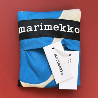 マリメッコ(marimekko)の完売 未使用 廃番 マリメッコ 青 ブルー ウニッコ スマートバッグ エコバッグ(エコバッグ)