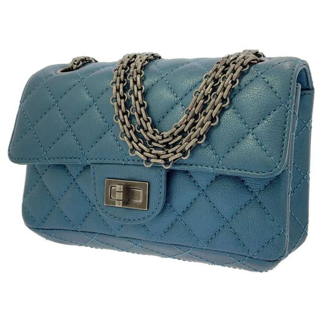 バッグシャネル チェーンショルダーバッグ 2.55 ミニ エイジドカーフレザー AS0874 CHANEL