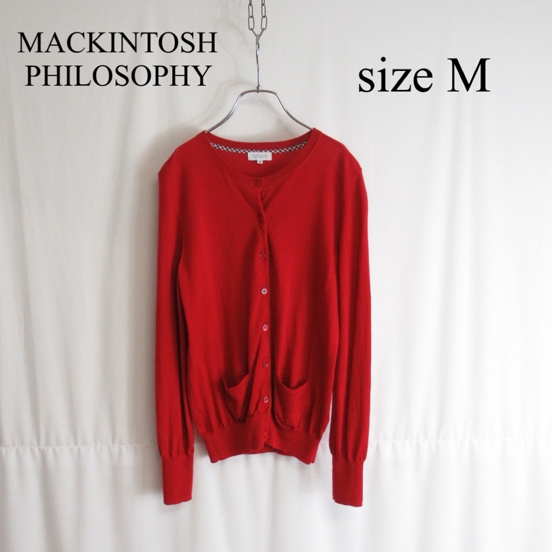 MACKINTOSH PHILOSOPHY(マッキントッシュフィロソフィー)のMACKINTOSH PHILOSOPHY クルーネック セーター 38 ニット レディースのトップス(ニット/セーター)の商品写真