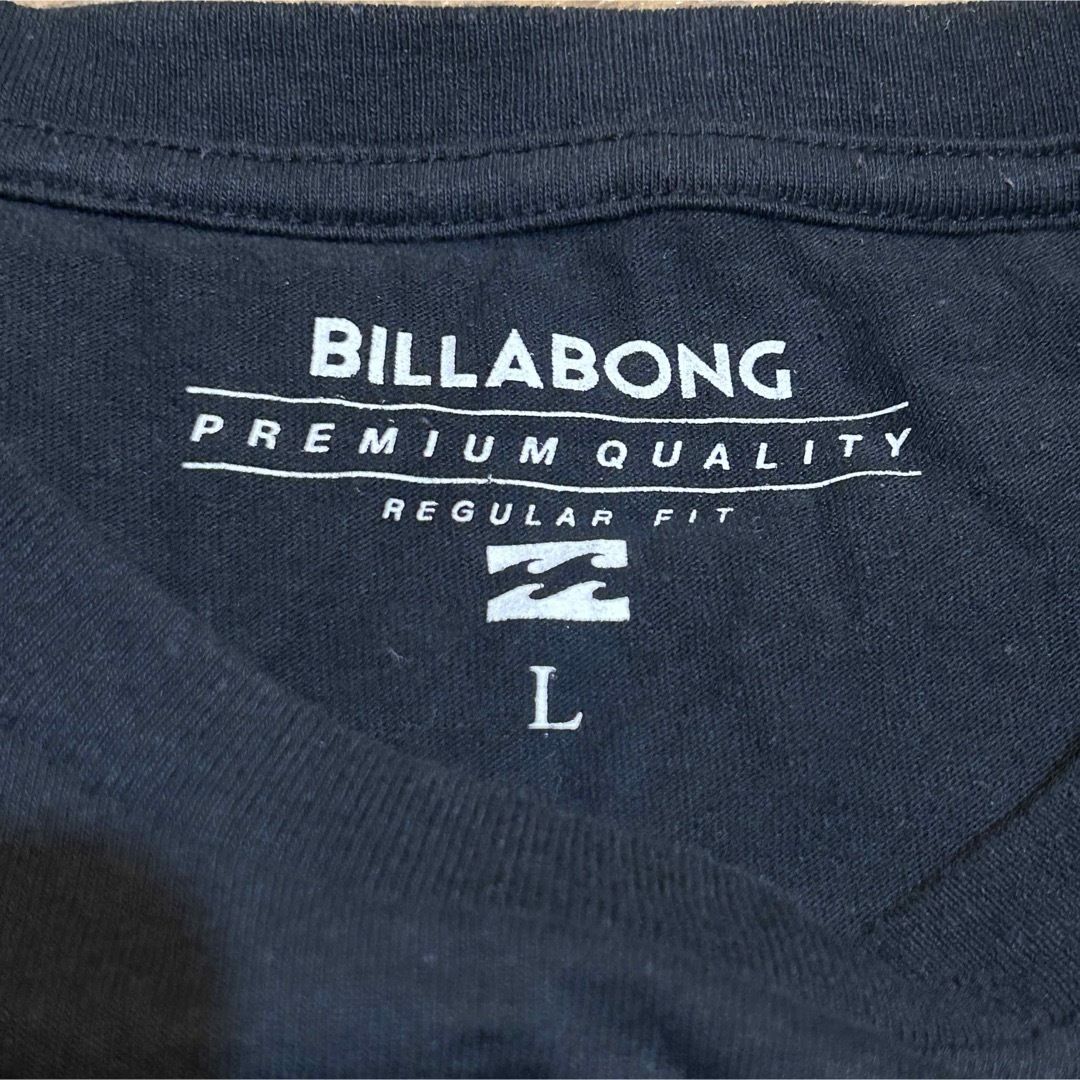 billabong(ビラボン)のBILLABONG ビラボン ボックスロゴ ロングTシャツ 綿100% メンズのトップス(Tシャツ/カットソー(七分/長袖))の商品写真