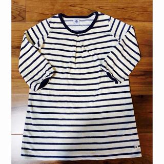 プチバトー(PETIT BATEAU)のプチバトー　ボーダーワンピース(ワンピース)