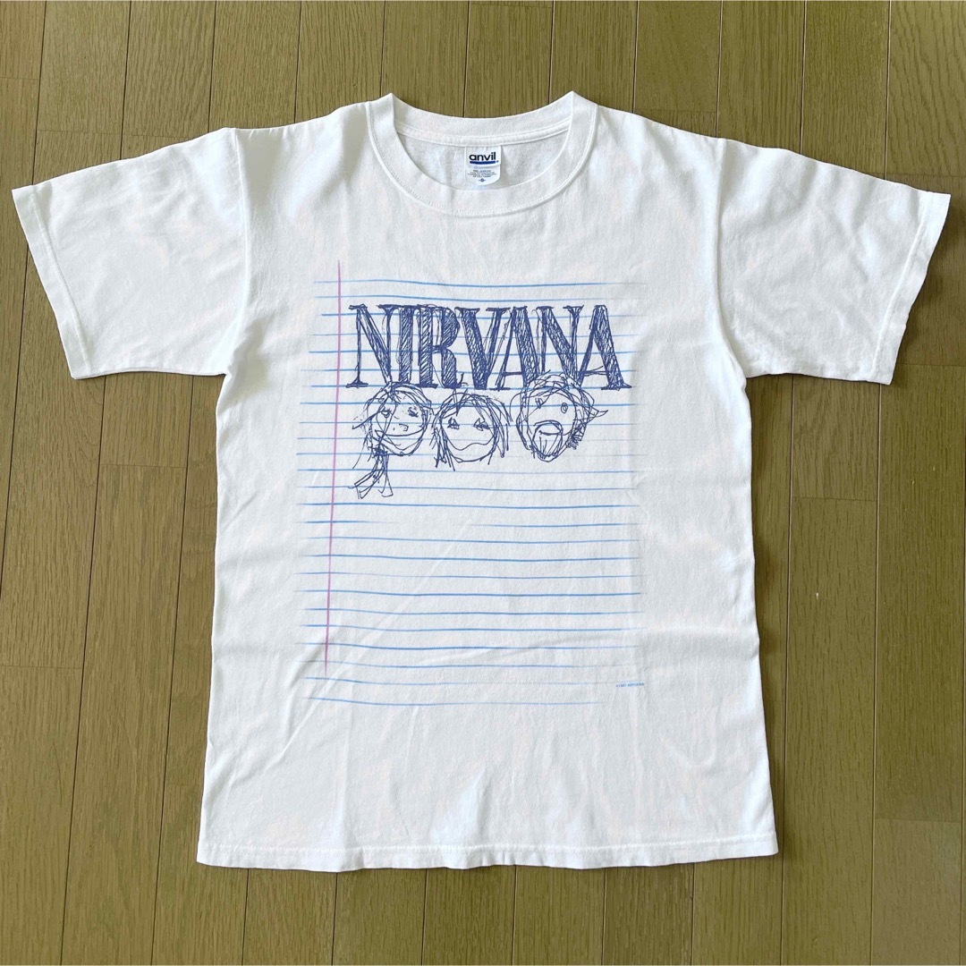 Sサイズ NIRVANA Tシャツ 落書き イラスト 90s 1997Tシャツ/カットソー(半袖/袖なし)