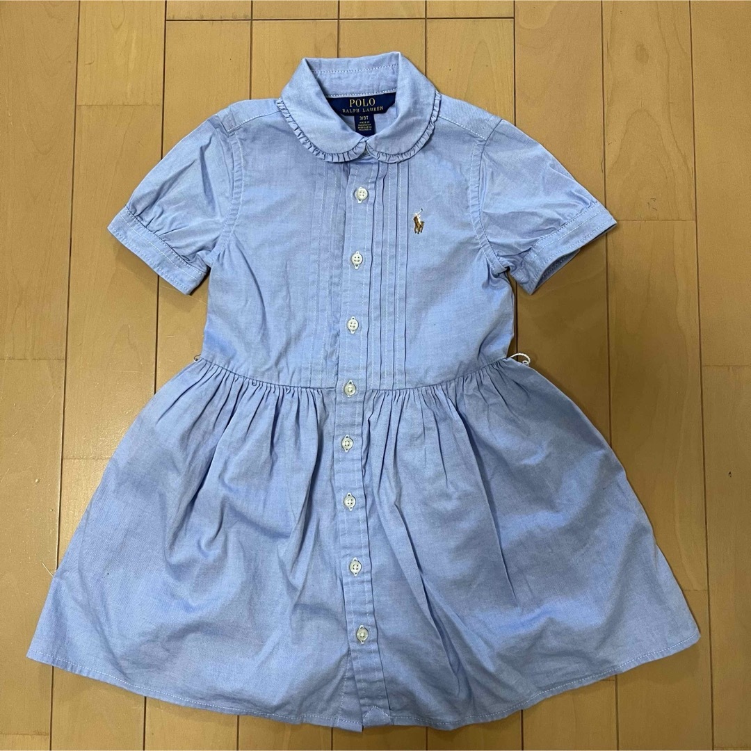 POLO RALPH LAUREN(ポロラルフローレン)の【ちょこ様専用】ポロラルフローレン女の子ワンピース キッズ/ベビー/マタニティのキッズ服女の子用(90cm~)(ワンピース)の商品写真