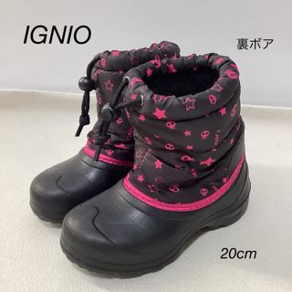 イグニオ(Ignio)のIGNIO 裏ボア　スノーブーツ　20cm(ブーツ)