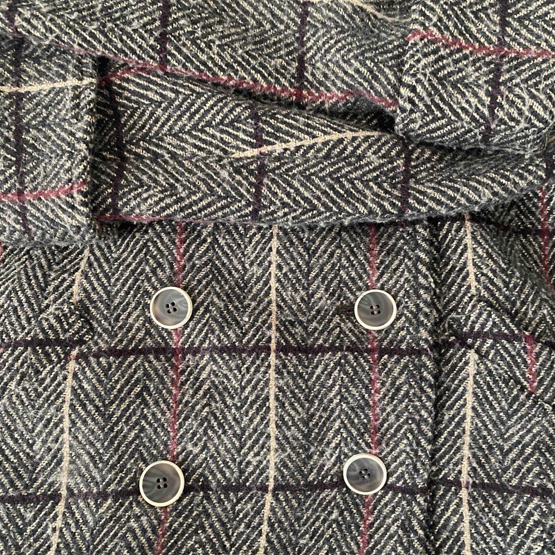 Ungrid(アングリッド)のUngrid チェック柄　チェスターコート レディースのジャケット/アウター(チェスターコート)の商品写真