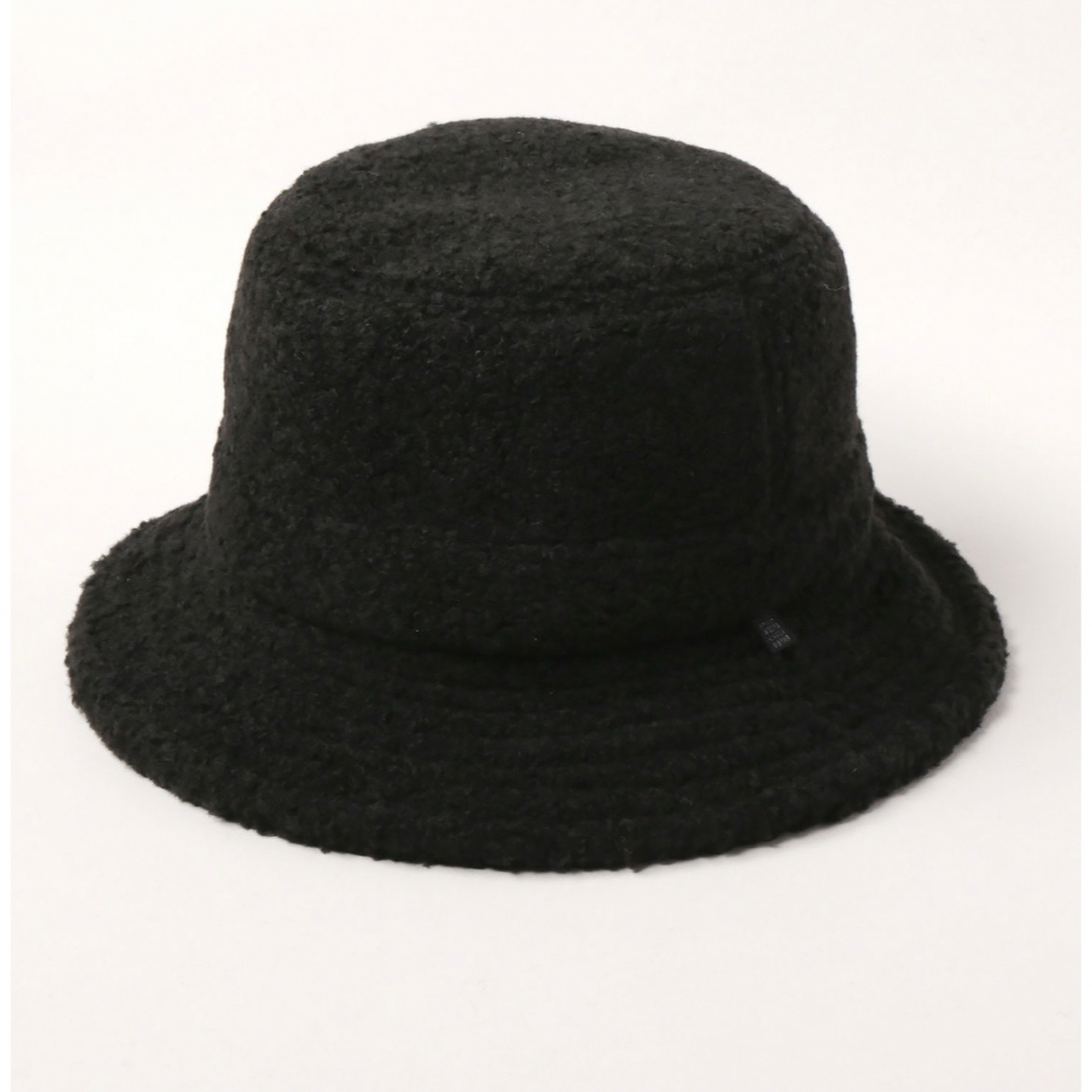 CA4LA(カシラ)の▪︎CA4LA▪︎ボアバケットハット▪︎ブラック▪︎ユニセックス レディースの帽子(ハット)の商品写真