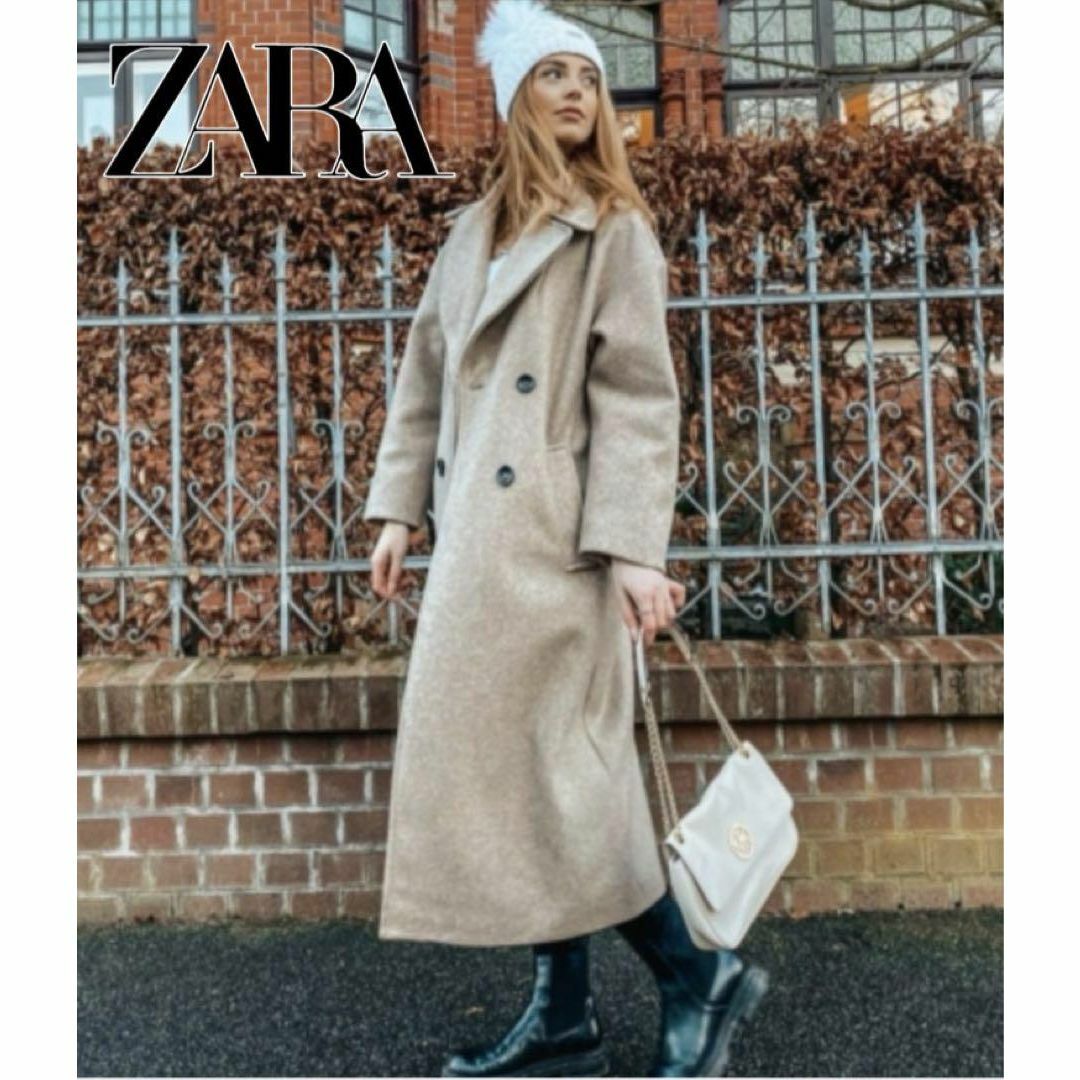 美品★ZARA オーバーサイズコート 1226美品