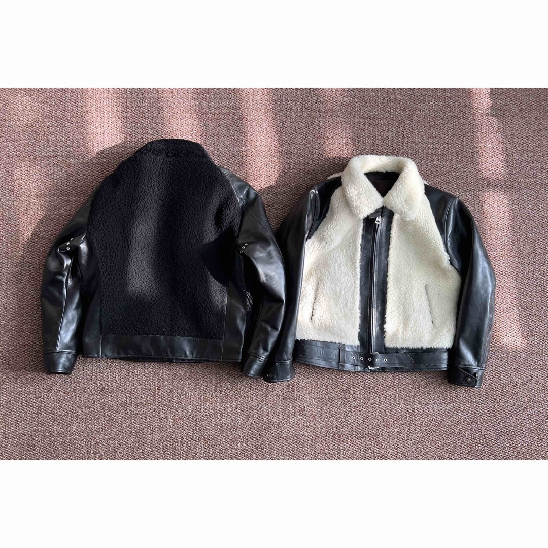 別注品　グリズリージャケット　熊ジャン　茶芯ホースハイド　オリジナル  XL メンズのジャケット/アウター(レザージャケット)の商品写真