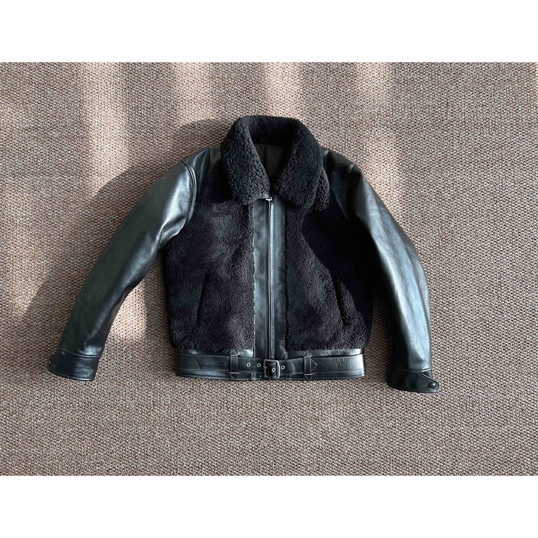 別注品　グリズリージャケット　熊ジャン　茶芯ホースハイド　オリジナル  XL メンズのジャケット/アウター(レザージャケット)の商品写真