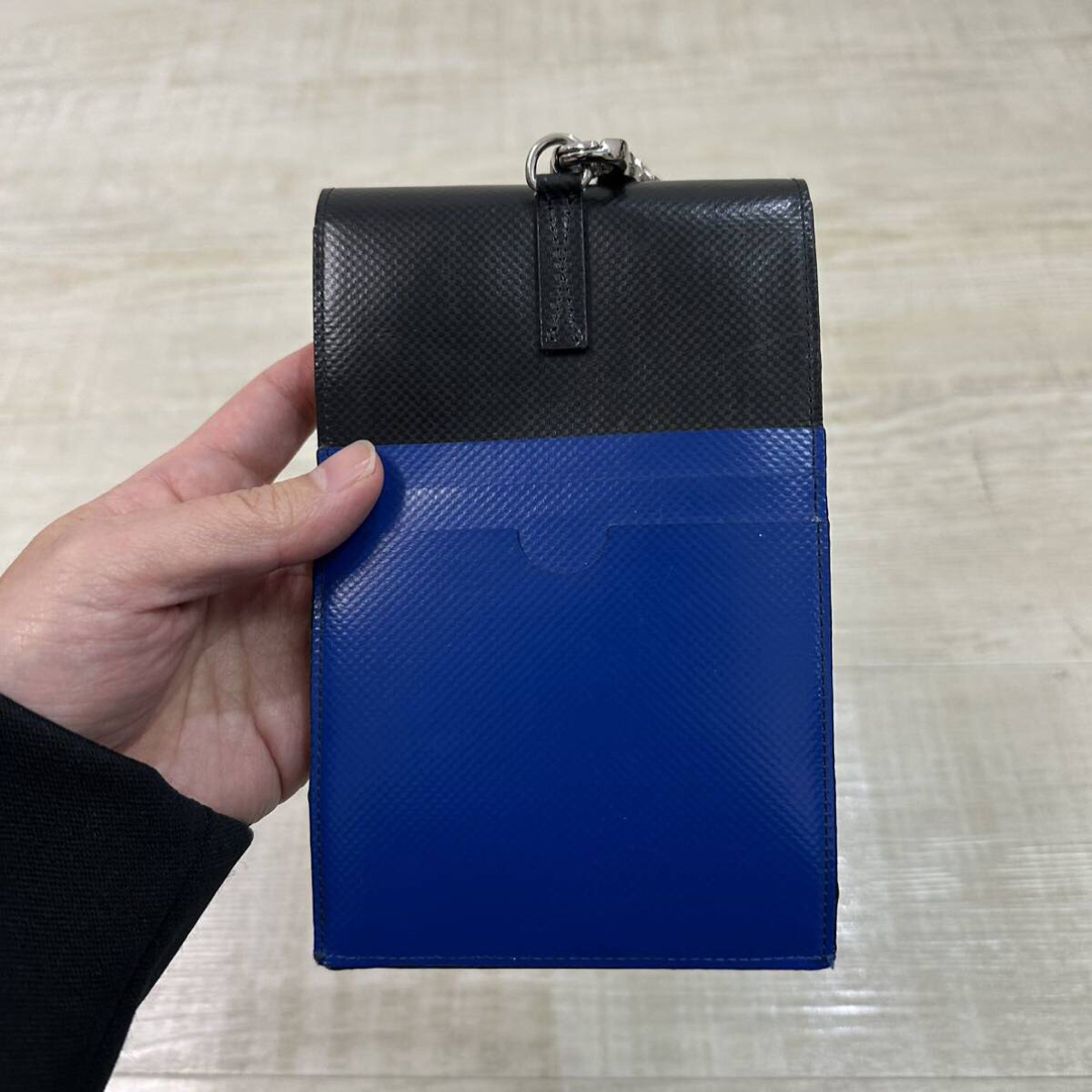 MARNI PVC フォン ポーチ TRIBECA ネック ポーチ バイカラー