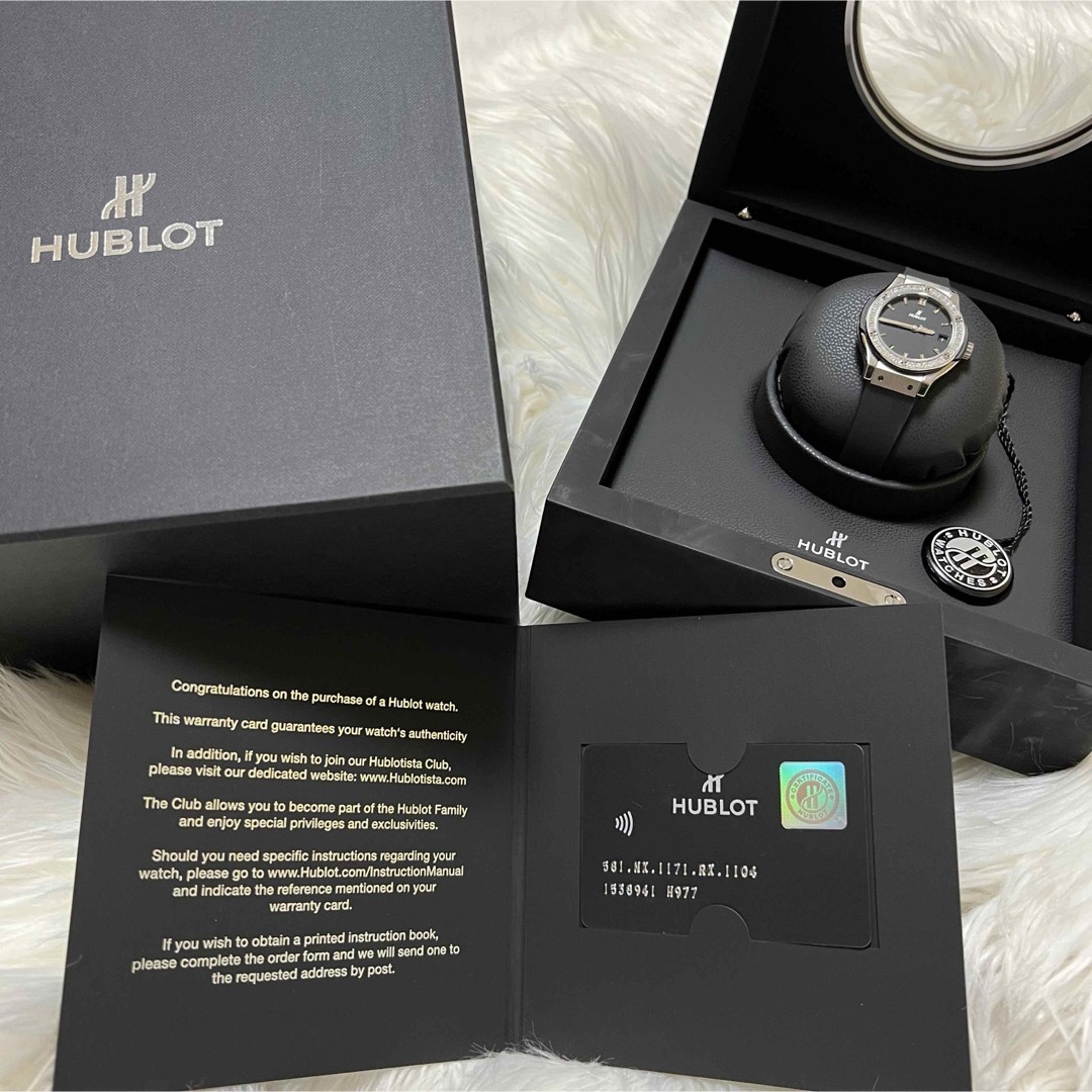 HUBLOT(ウブロ)のHUBLOT クラシックフュージョン レディース ダイヤ レディースのファッション小物(腕時計)の商品写真