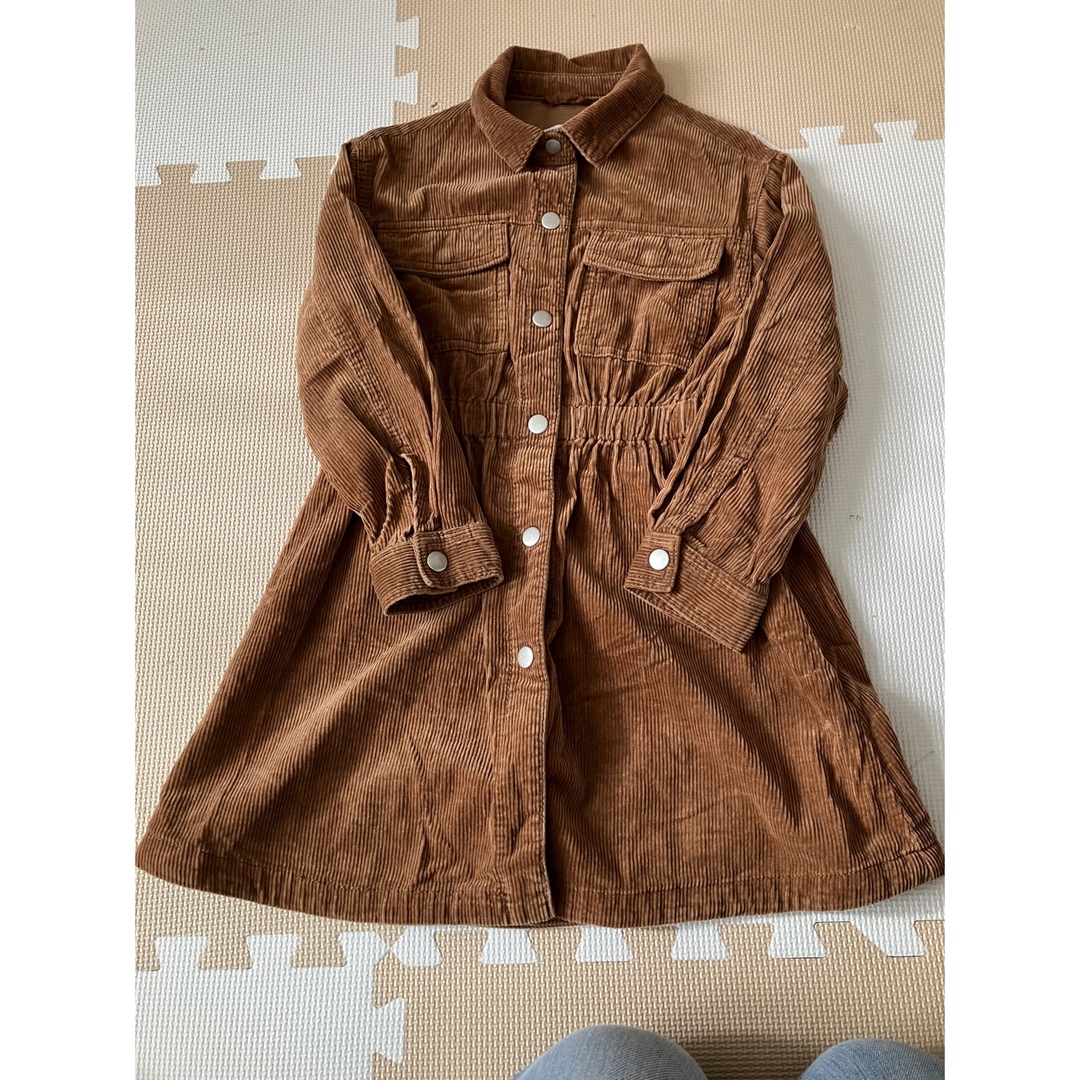 ZARA KIDS(ザラキッズ)のコーデュロイワンピース キッズ/ベビー/マタニティのキッズ服女の子用(90cm~)(ワンピース)の商品写真