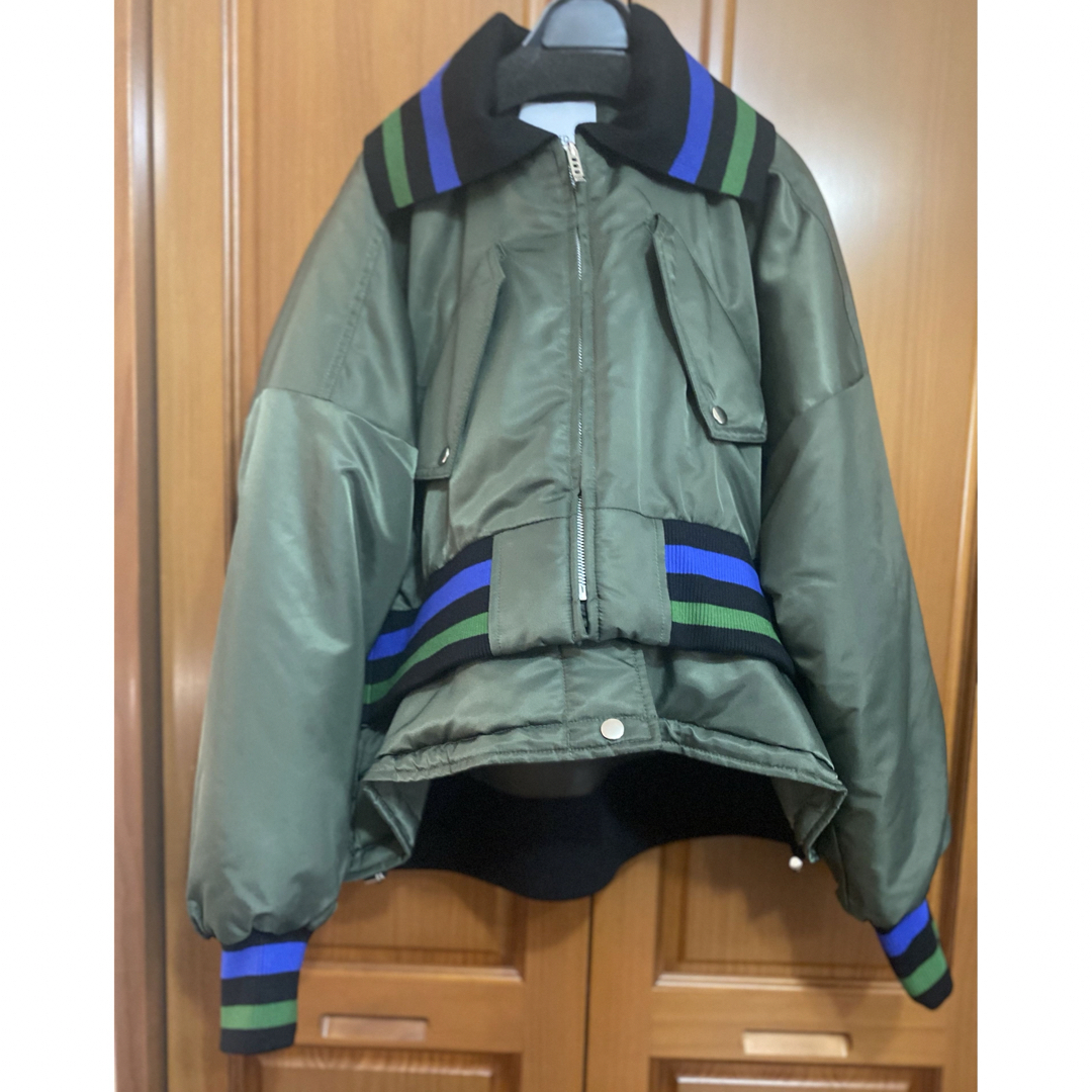 UN3D.(アンスリード)のUN3D/BIG COLLAR MA-1  レディースのジャケット/アウター(その他)の商品写真