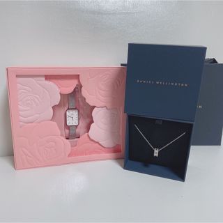 ダニエルウェリントン(Daniel Wellington)のDaniel Wellingtonダニエルウェリントン時計&限定ネックレスセット(腕時計)