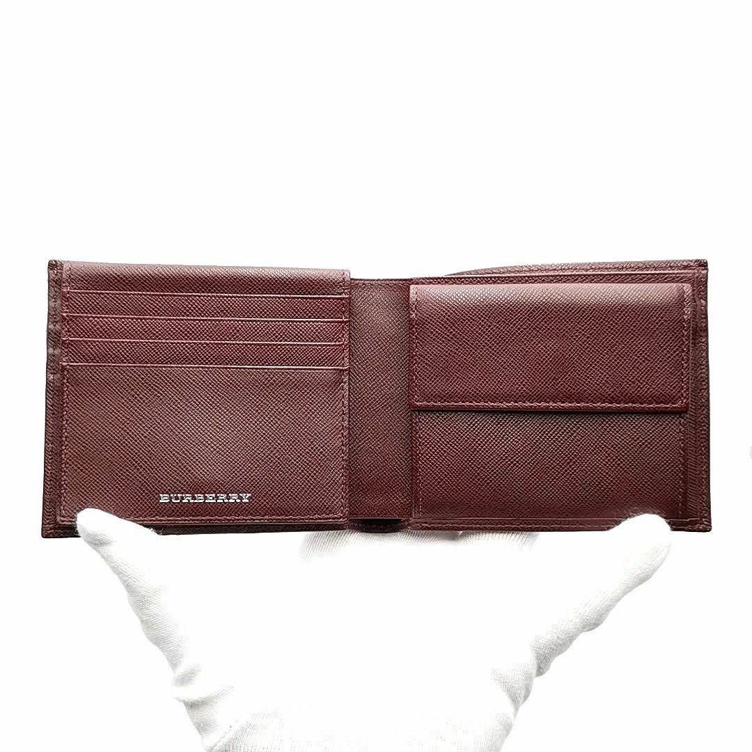 BURBERRY(バーバリー)の美品 バーバリー BURBERRY 財布 レザー 03-23122210 メンズのファッション小物(折り財布)の商品写真