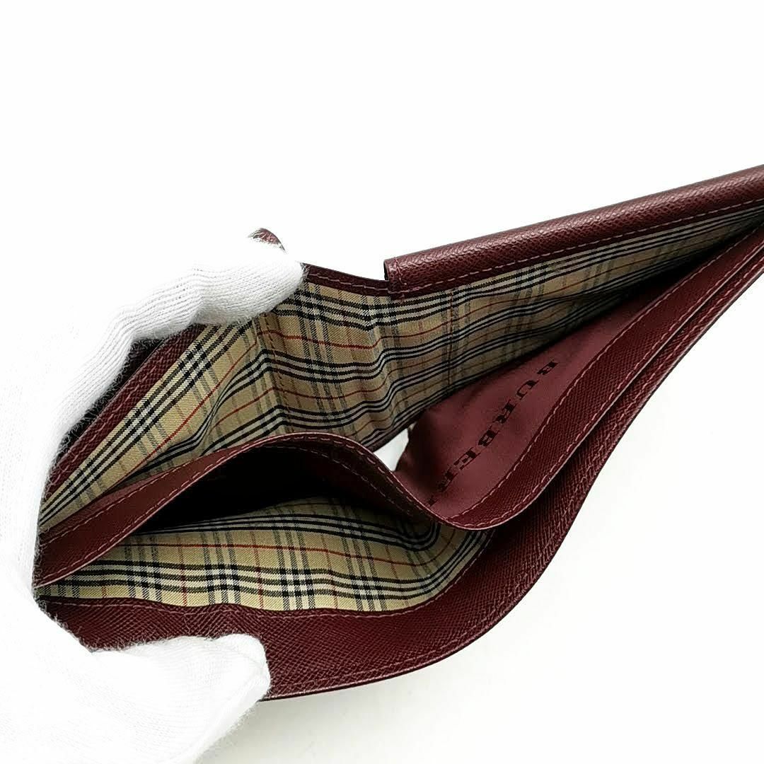 BURBERRY(バーバリー)の美品 バーバリー BURBERRY 財布 レザー 03-23122210 メンズのファッション小物(折り財布)の商品写真