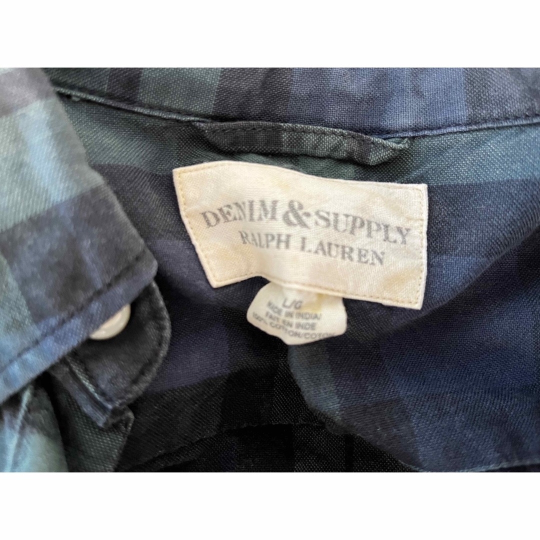 Denim & Supply Ralph Lauren(デニムアンドサプライラルフローレン)のDENIM&SUPPLY デニム　サプライズ　フランネルシャツ　ネルシャツ　L メンズのトップス(シャツ)の商品写真