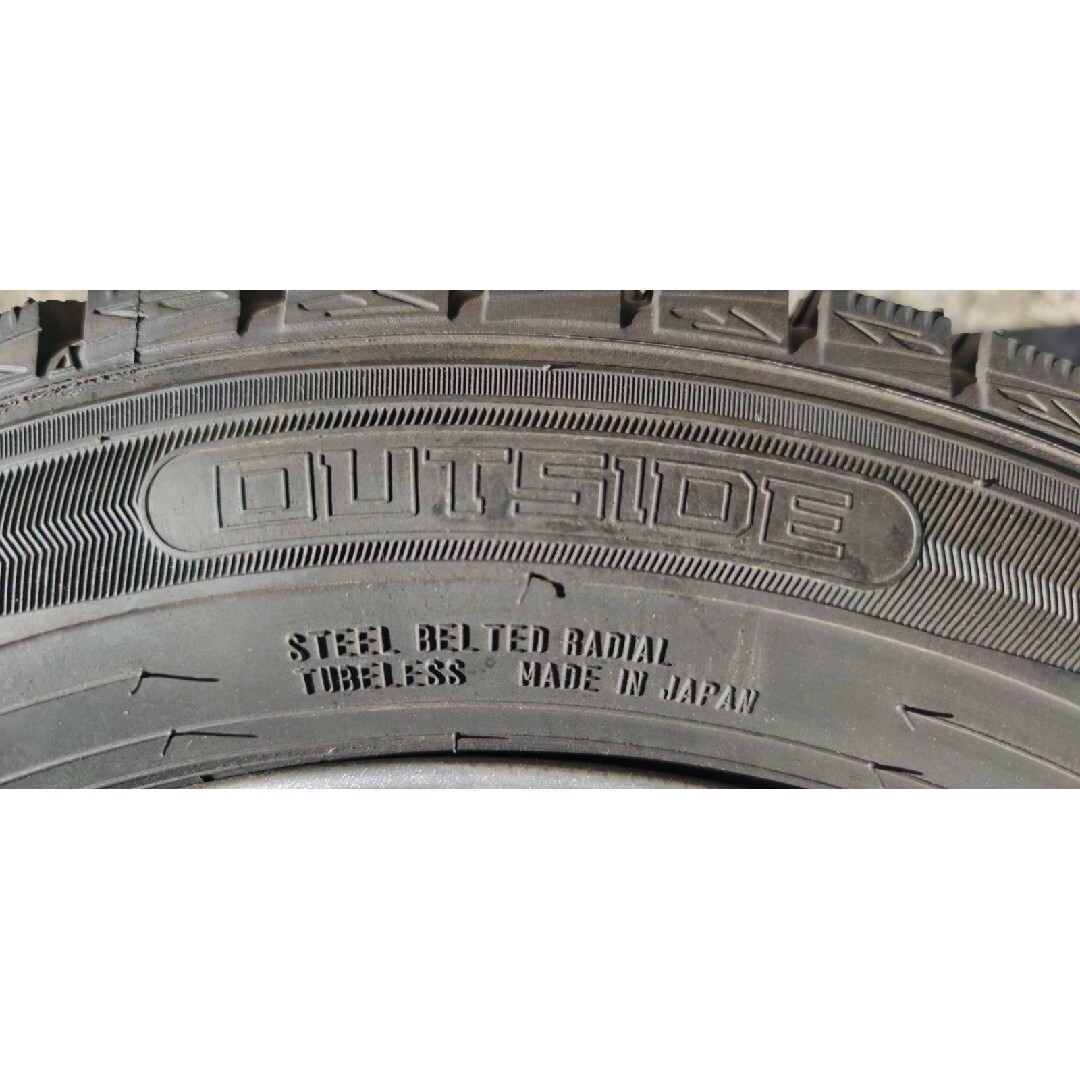 DUNLOP(ダンロップ)の引取OK 美品 車検対応 175/65/15 ダンロップスタッドレスセット 自動車/バイクの自動車(タイヤ・ホイールセット)の商品写真