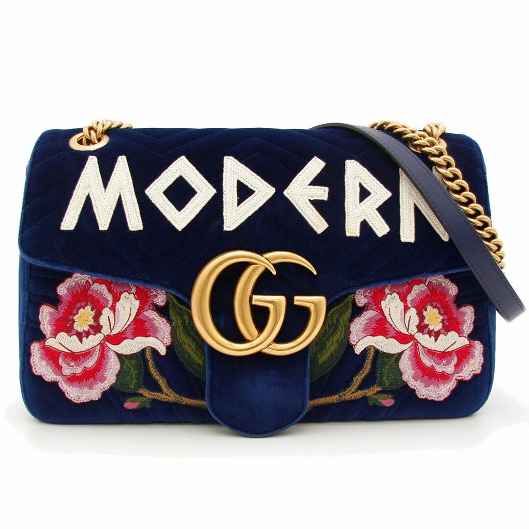 Gucci - 良品 グッチ ショルダーバッグ GGマーモント MODERN