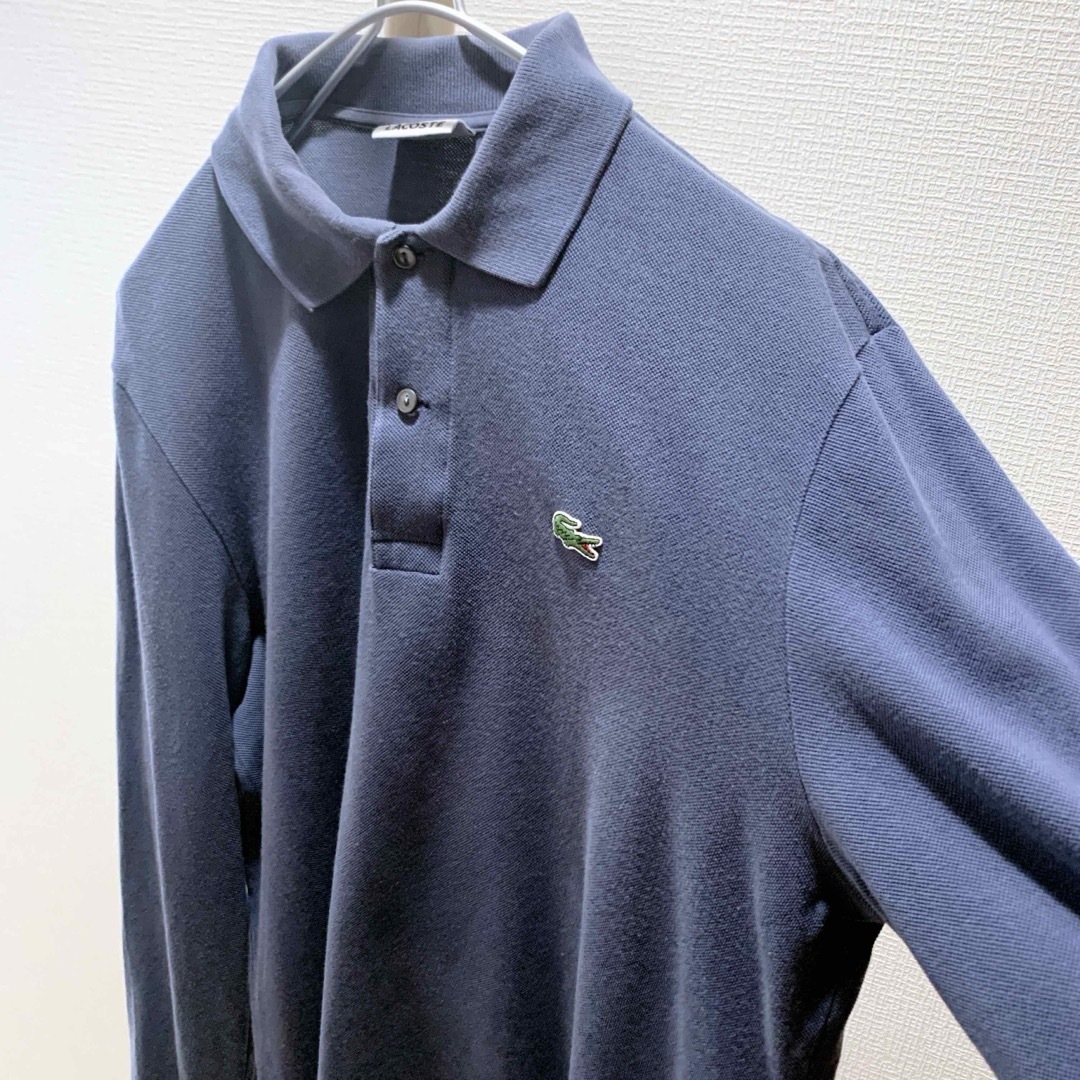 LACOSTE(ラコステ)のLACOSTE ラコステ ポロシャツ 長袖 SIZE 4 L相当 メンズのトップス(ポロシャツ)の商品写真