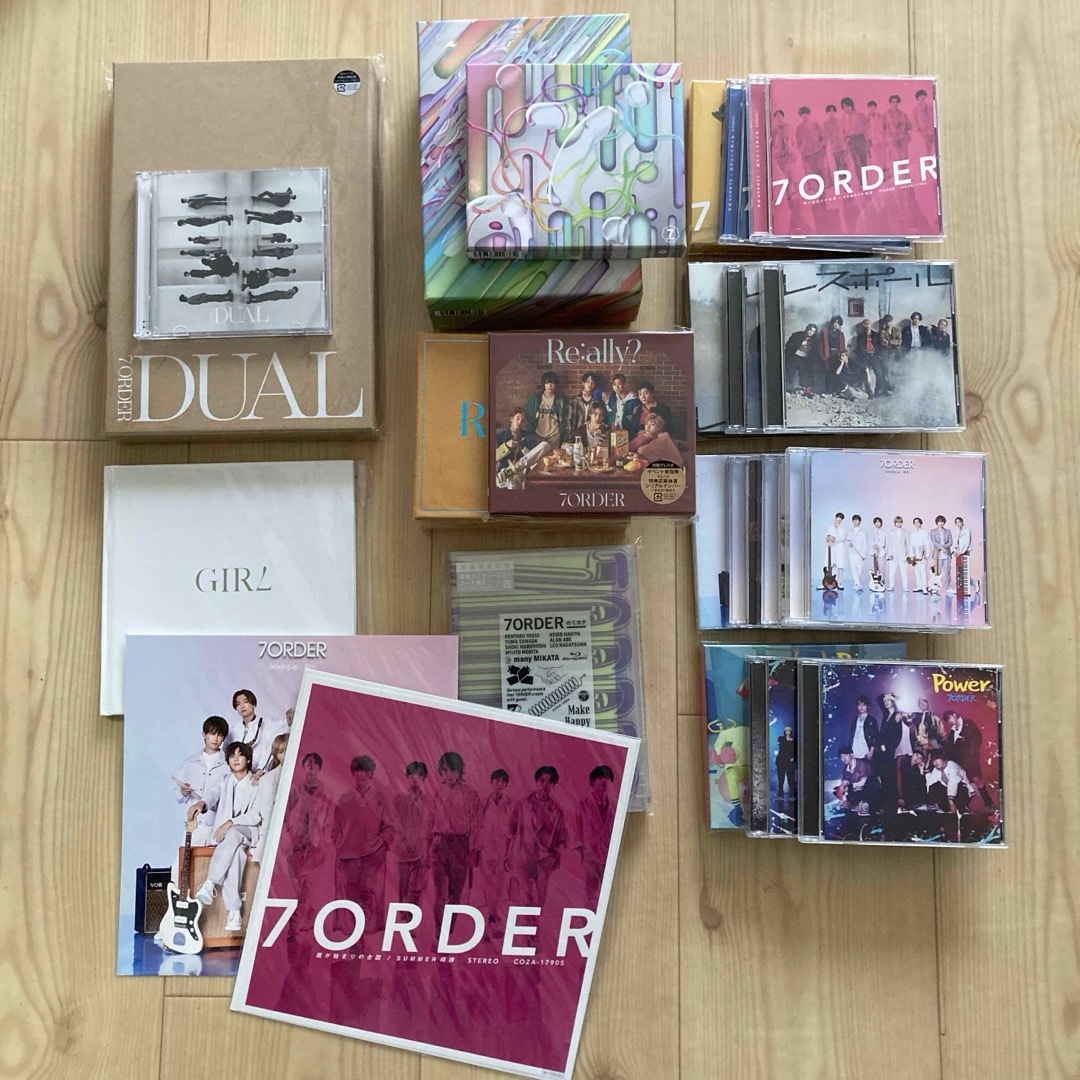 7ORDER(セブンオーダー)の7ORDER CD シングル アルバム まとめ売り エンタメ/ホビーのタレントグッズ(アイドルグッズ)の商品写真