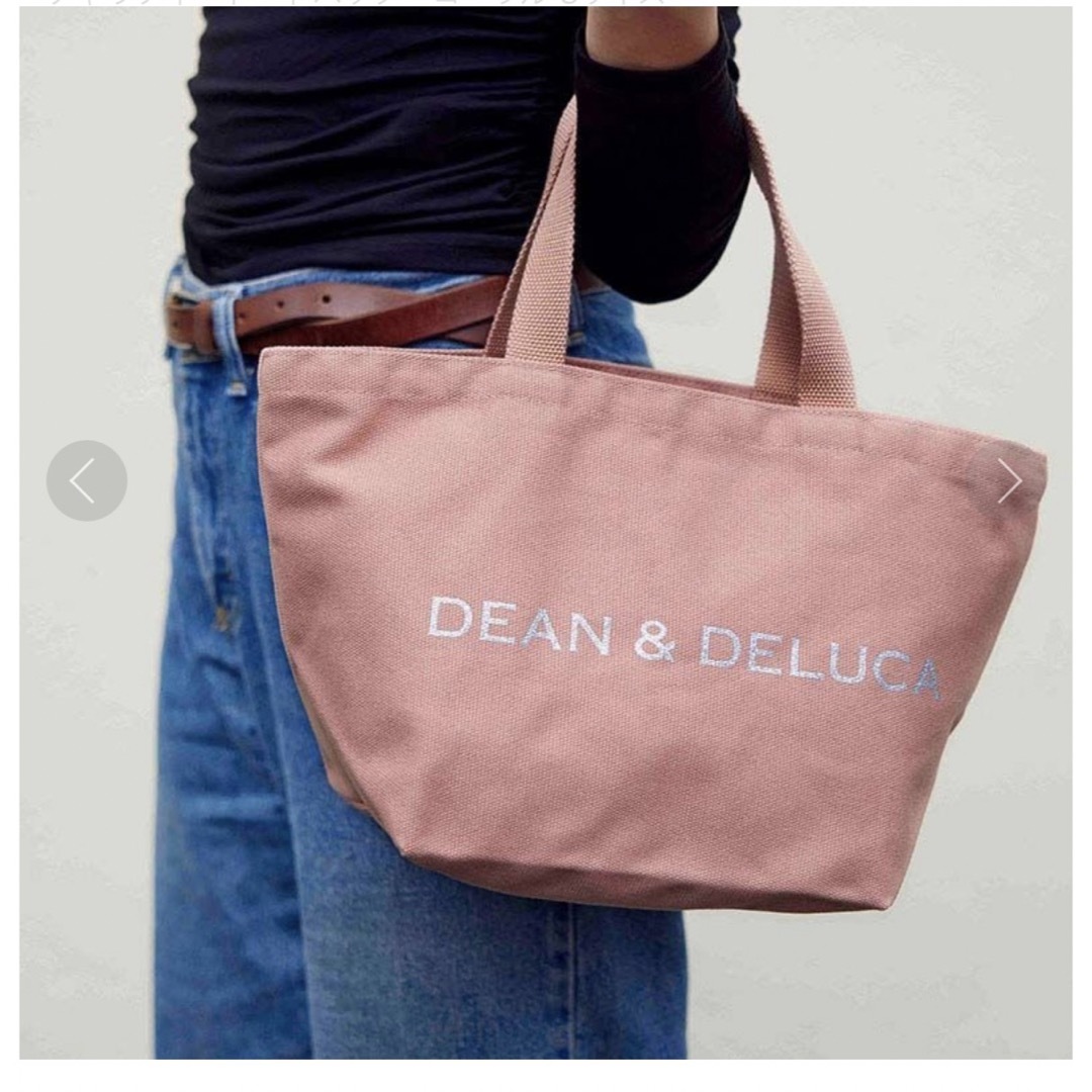 DEAN & DELUCA(ディーンアンドデルーカ)のDEAN & DELUCA　チャリティートートバッグ　コーラル Sサイズ レディースのバッグ(トートバッグ)の商品写真