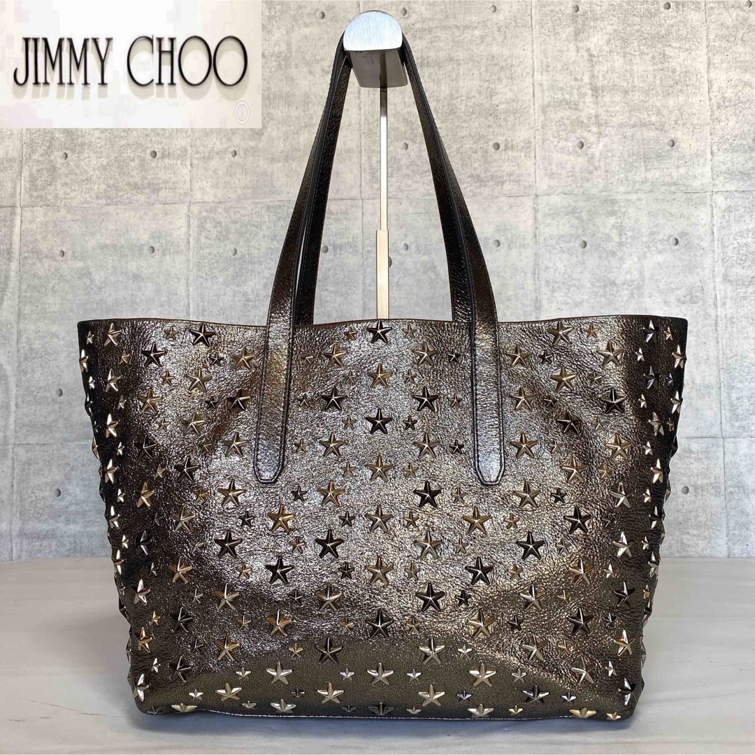 超美品‼️カードケース付JIMMY CHOO ジミーチュウソフィアM トートバッグトートバッグ