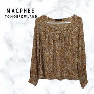 マカフィー(MACPHEE)のMACPHEE マカフィー　TOMORROWLAND ペイズリー　可愛い(シャツ/ブラウス(長袖/七分))