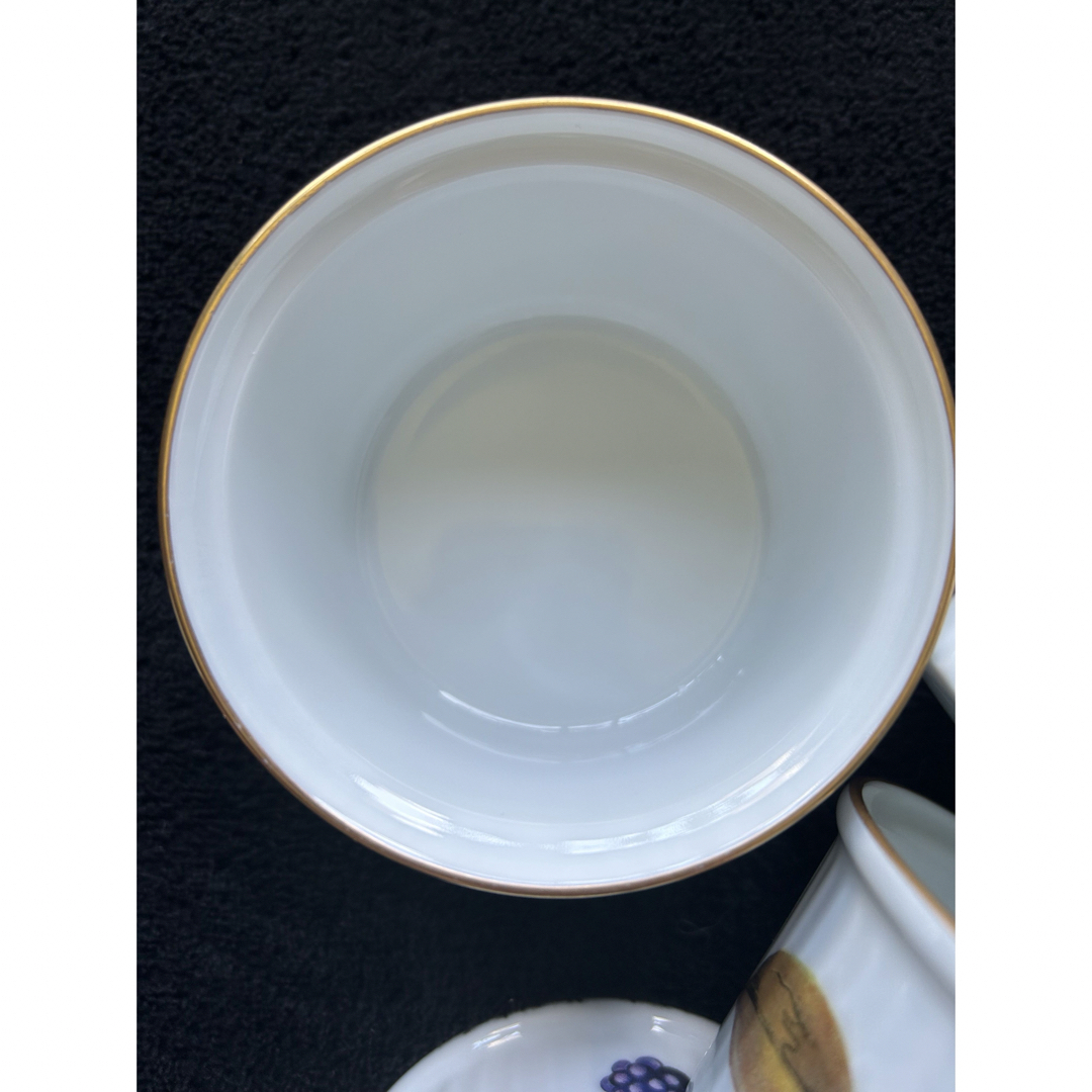 Royal Worcester(ロイヤルウースター)のロイヤルウースター　ココット　小物皿　高級品　イングランド　アンティーク　5点 インテリア/住まい/日用品のキッチン/食器(食器)の商品写真