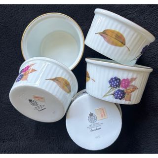 ロイヤルウースター(Royal Worcester)のロイヤルウースター　ココット　小物皿　高級品　イングランド　アンティーク　5点(食器)