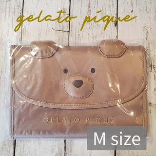 ジェラートピケ(gelato pique)の【新品未使用】gelato pique　母子手帳ケース　Mサイズ　ベア　くま　オ(母子手帳ケース)