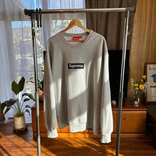 シュプリーム(Supreme)の22aw Supreme Box Logo Crewneck gley xxl(スウェット)