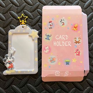 ディズニー(Disney)のミッキー　カードホルダー(パスケース/IDカードホルダー)