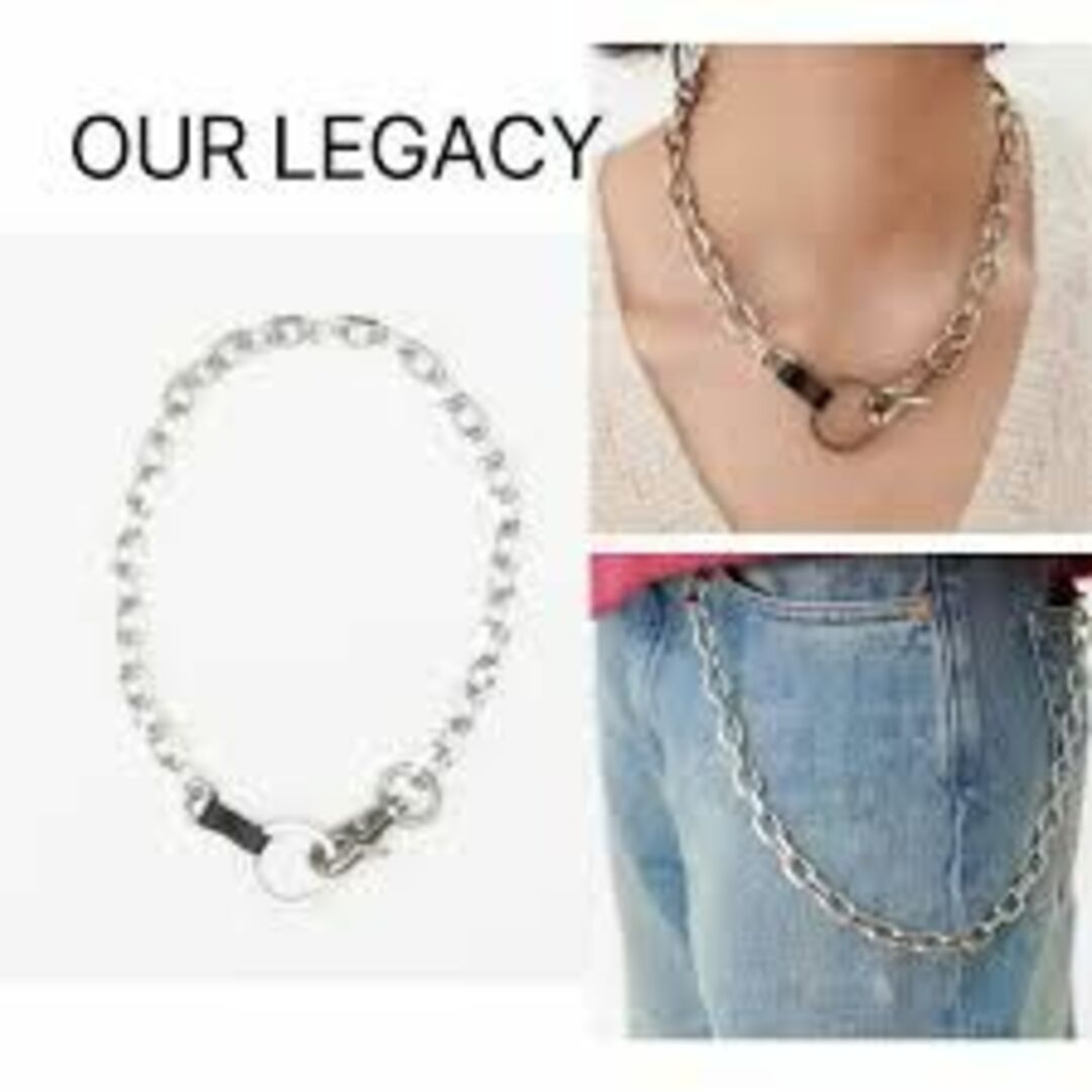 日本最級 LADON oursローズ着用　OUR LEGACY ローズ着用 チェーンネックレス アワーレガシー LEGACY アワーレガシー OUR  チェーンネックレス 超激安 アクセサリー