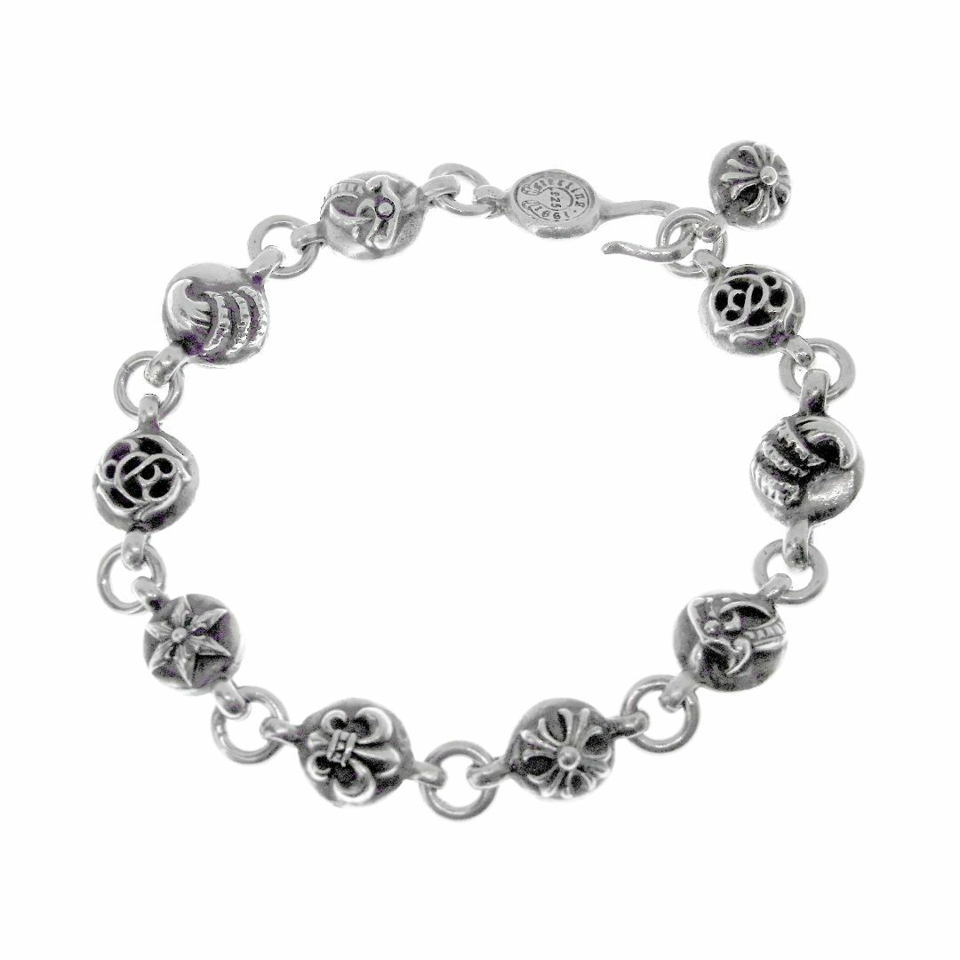 クロムハーツ CHROME HEARTS ■ 【 NO2 MULTI BALL #2 】 マルチ ボール ブレスレット s241026cm重さ