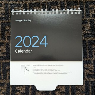 2024年 モルガンスタンレー 卓上カレンダー(カレンダー/スケジュール)