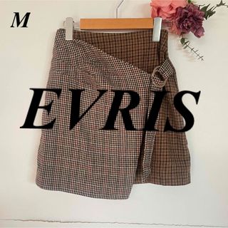 エヴリス(EVRIS)のEVRIS エヴリス MIXチェックラップスカート (ミニスカート)