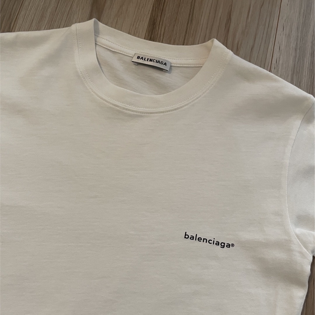 Balenciaga(バレンシアガ)のBALENCIAGA バレンシアガ 半袖Tシャツ ホワイト XS レディースのトップス(Tシャツ(半袖/袖なし))の商品写真