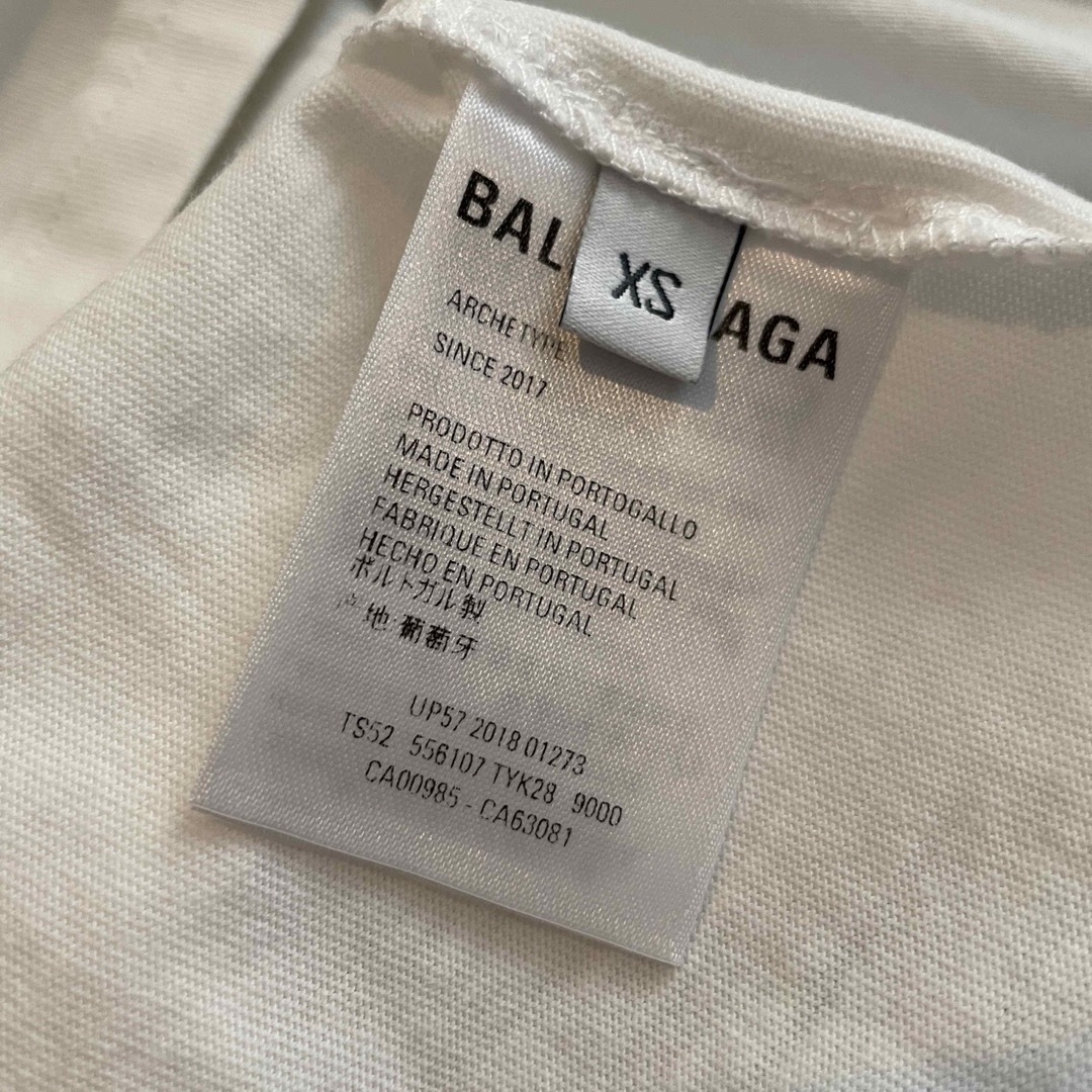 Balenciaga(バレンシアガ)のBALENCIAGA バレンシアガ 半袖Tシャツ ホワイト XS レディースのトップス(Tシャツ(半袖/袖なし))の商品写真