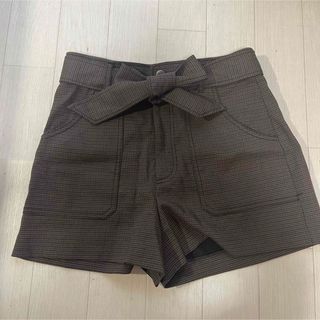 ザラ(ZARA)のZARA チェックショートパンツ(ショートパンツ)