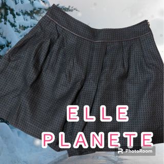 エルプラネット(ELLE PLANETE)の【新品・未使用】ＥＬＬＥ ＰＬＡＮＥＴＥ　ショートパンツ　Ｍサイズ　タグ付　上品(ショートパンツ)